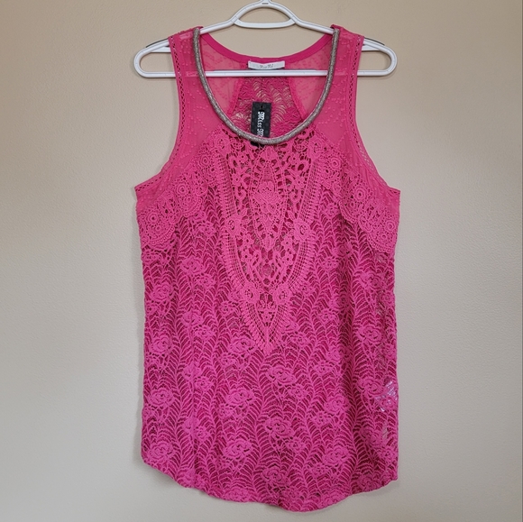 Miss Me Lace Top Size Large - NWT - Picture 2 of 10